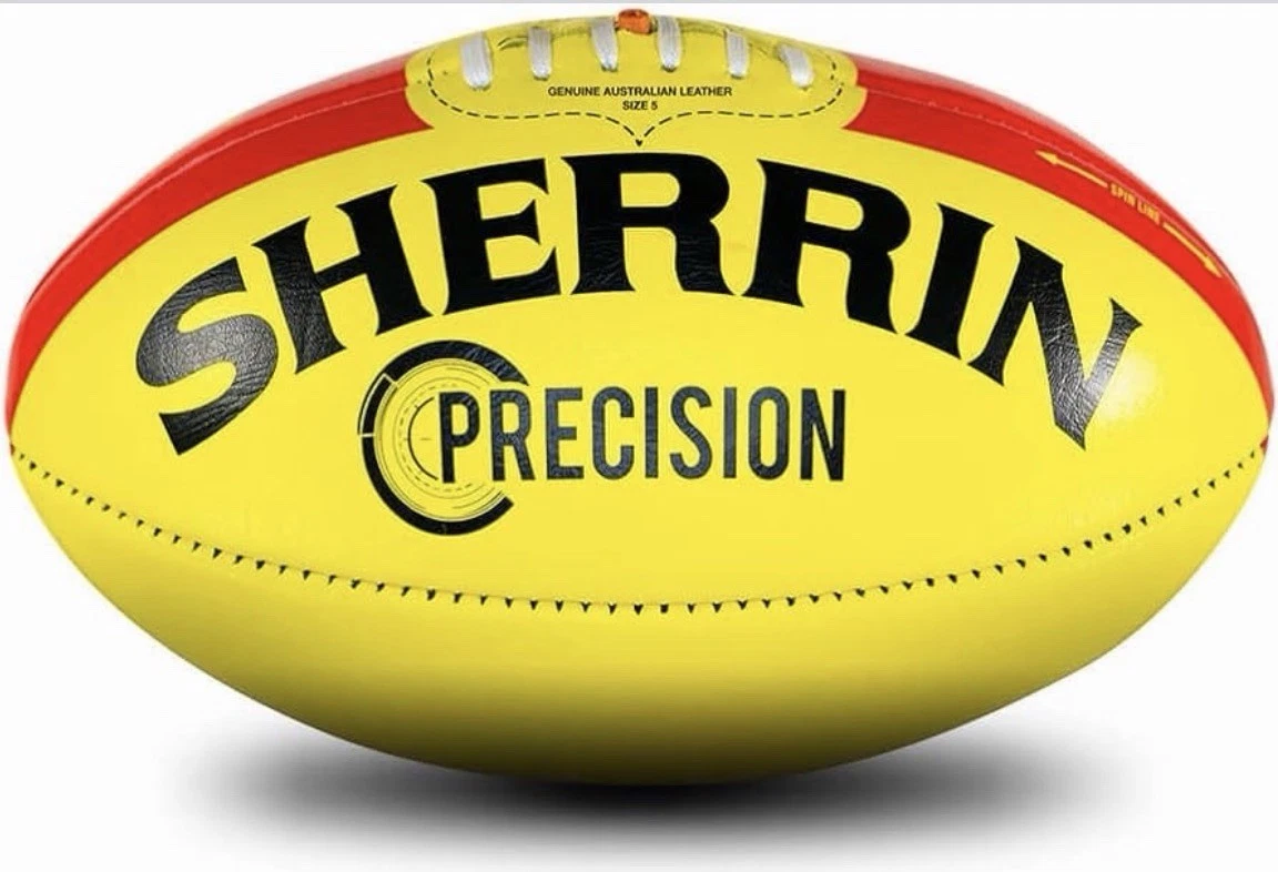 Yellow Sherrin Precision Football alternate view