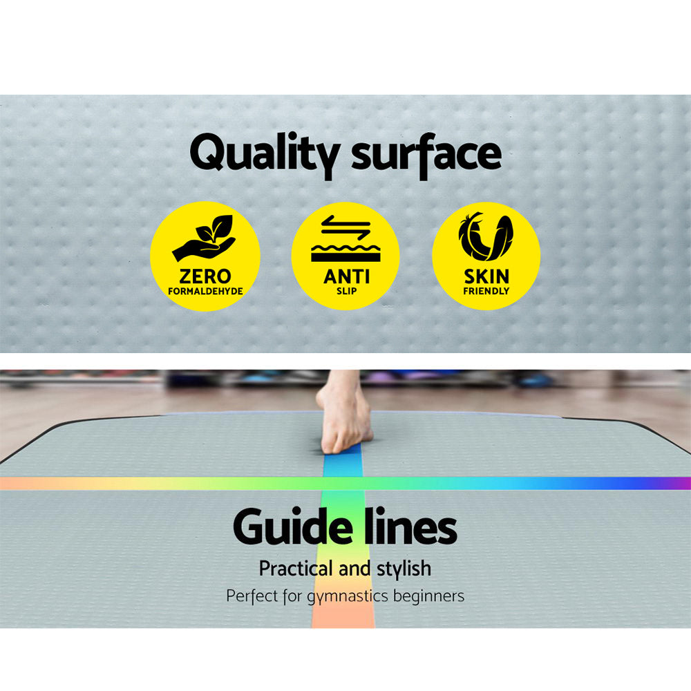Everfit 3X1M Air Track Inflatable Tumbling Mat Gymnastics Yoga Mat - Image 4