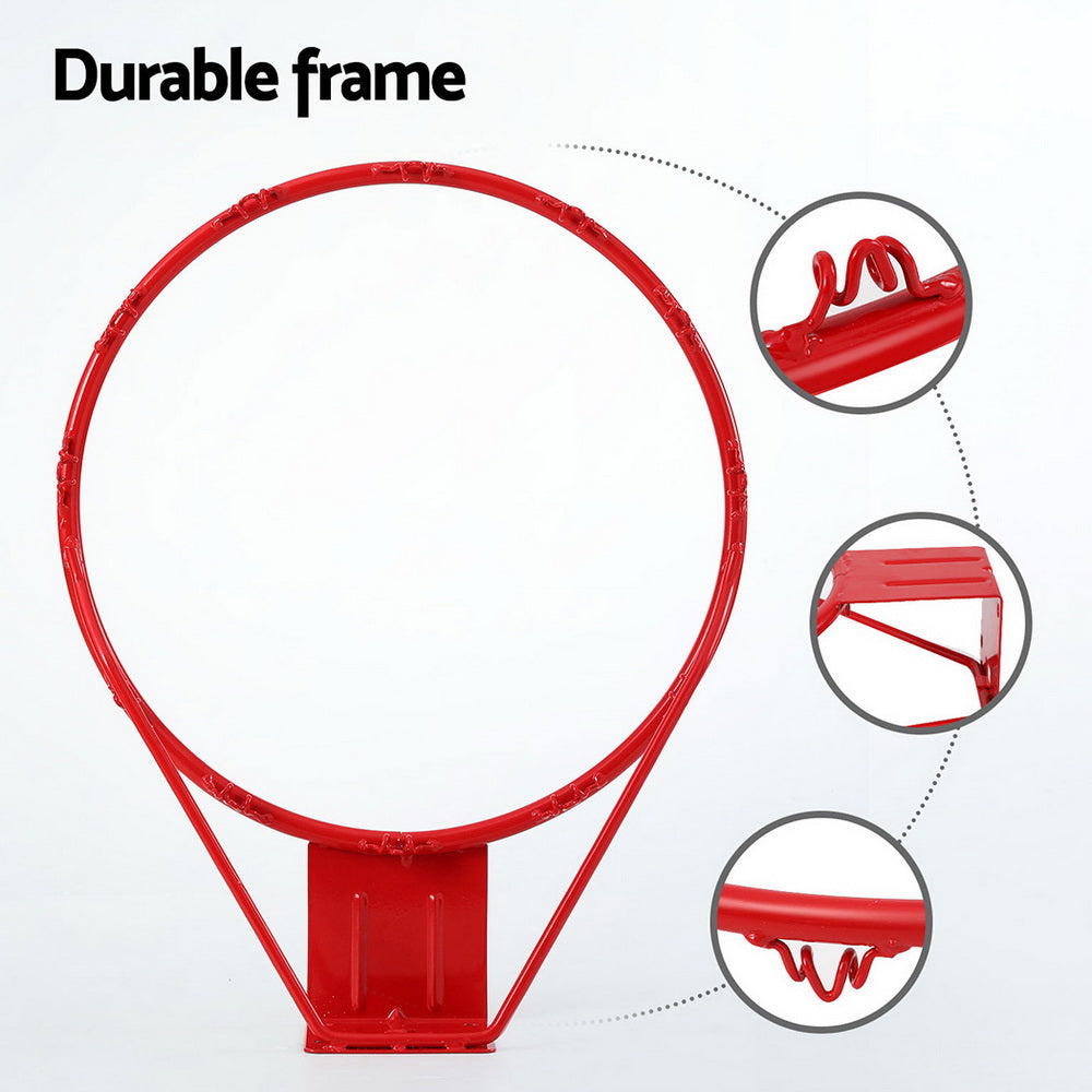 Everfit Basketball Ring Hoop Rim Goal Net 45CM - Image 6