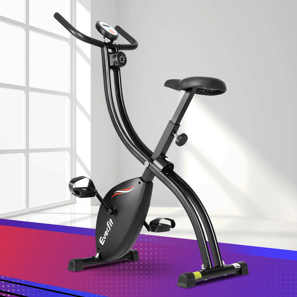Everfit Folding Exercise Bike Magnetic X-Bike Bicycle Indoor Cycling Cardio - Image 7