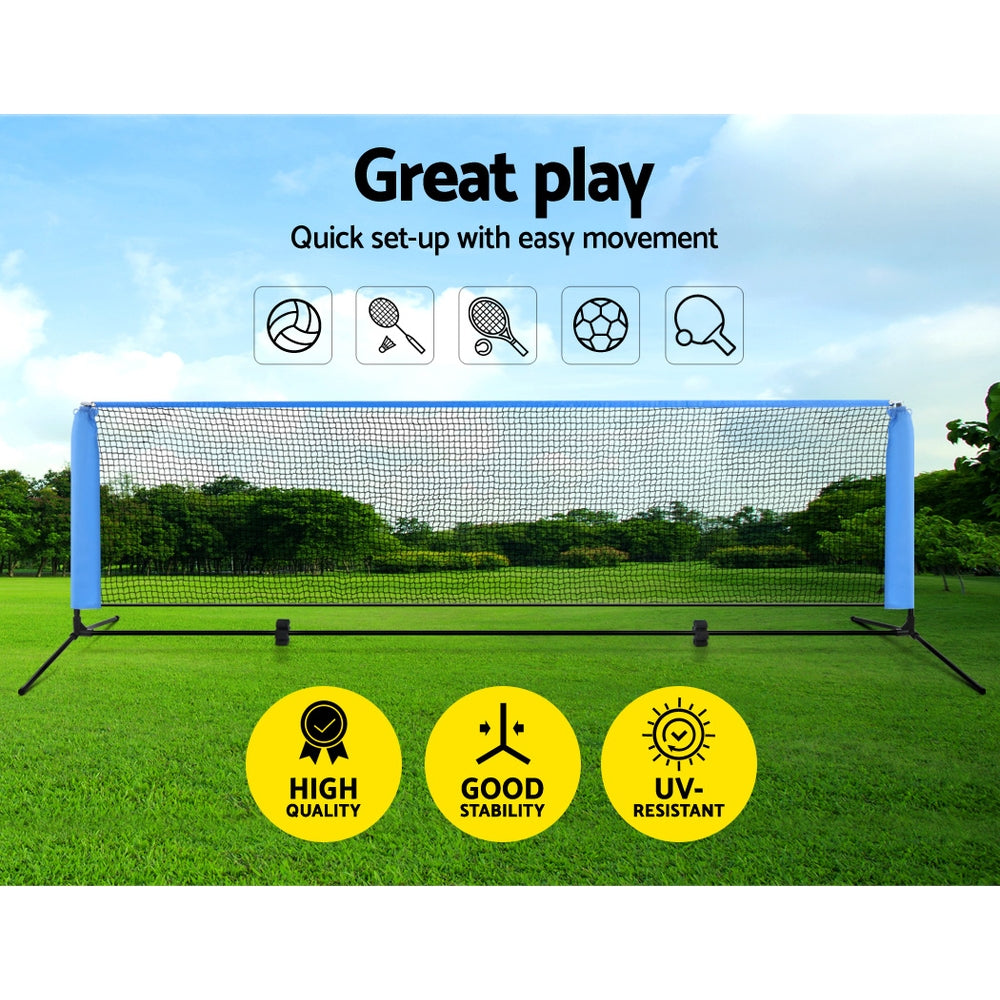 Everfit 3m Badminton Tennis Net Portable Volleyball Kit Adjustable Height - Image 3