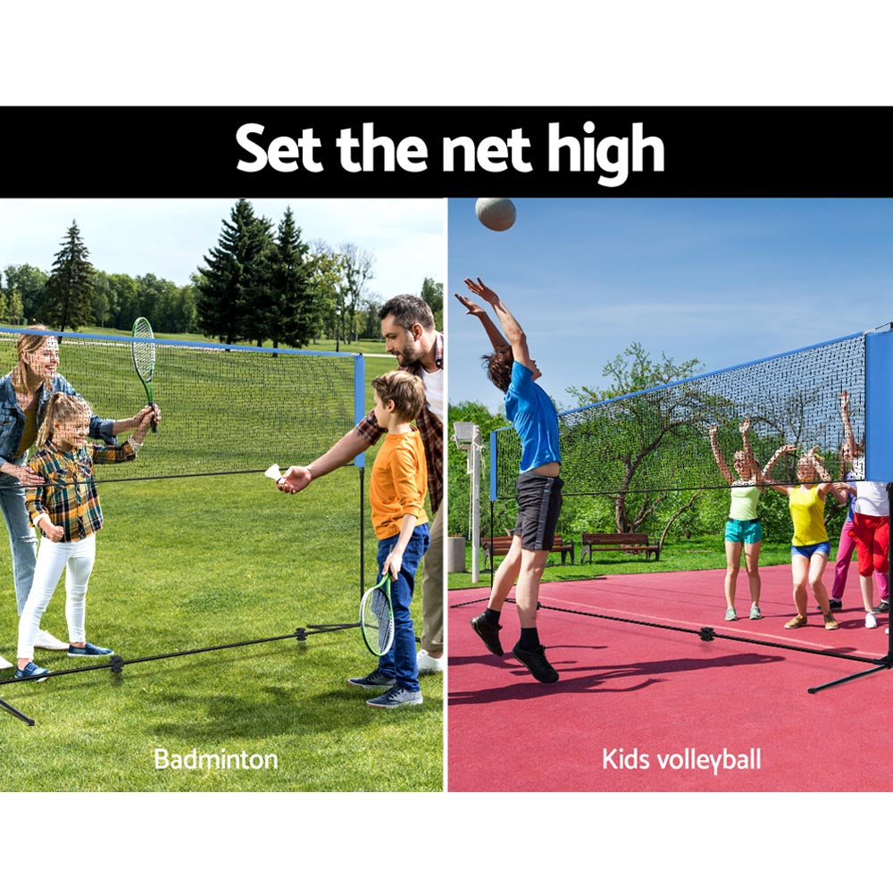 Everfit 3m Badminton Tennis Net Portable Volleyball Kit Adjustable Height - Image 5