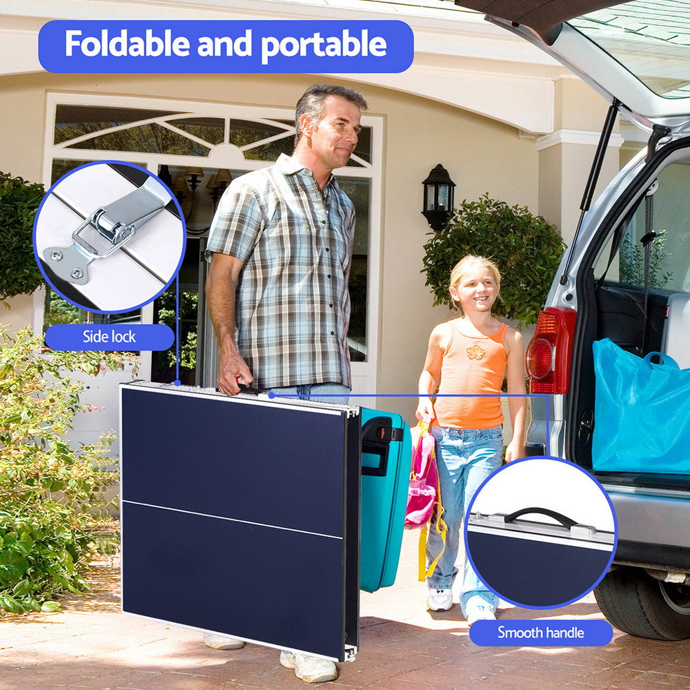 Everfit Table Tennis Ping Pong Table Portable Foldable Family Game Home Indoor - Image 6